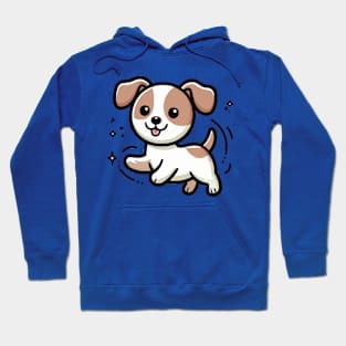 Jack Russell Terrier puppy spinning Hoodie